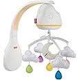 Fisher-Price Sound Machine Calming Clouds Mobile & Soother Convertible Crib to Tabletop with Music & Lights for Newborn to Toddler