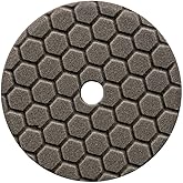 Chemical Guys BUFX116HEX6 Hex-Logic Quantum Finishing Pad, Black (6.5 Inch Pad Made for 6 Inch Backing Plates)