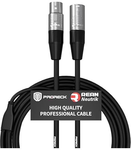 Amazon.com: Custom Cable Connection 6 Foot Neutrik NC3MXX Male XLR