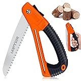 Folding Hand Saw, 8 Inch Heavy Duty High Carbon