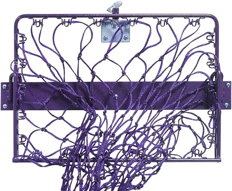 Amazon Com Hay Hoops Wall Hay Feeder With Net Purple Pet Supplies