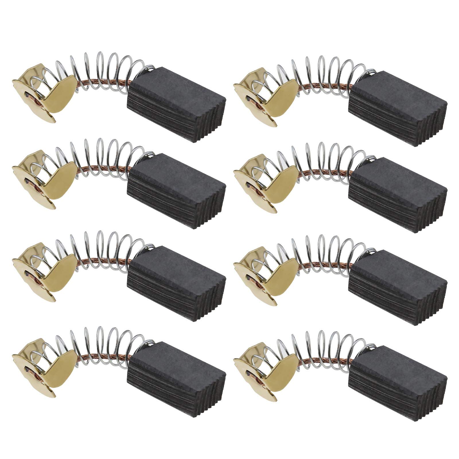 Create idea 4 Pairs Of CB103 Motor Carbon Brushes 6x10x16mm Compatible With HM0810 181030 Electrical Tools Replacement Parts
