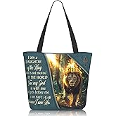 Rxenvkuz Bible Tote Bags For Women Christian Tote Bags For Women Religious Shoulder Bag Scripture Reusable Grocery Bag