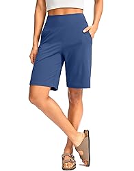 G Gradual Women's Bermuda Long Shorts with Pockets