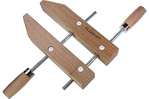 Wooden Handscrew Clamp – 10 Inch | Hand Screw Clamps for Woodworking, 1PC