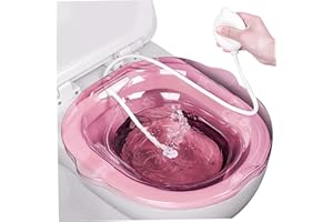 2PCS/Sets Sitz Bath Tub, Anti-Overflow Non-Slip Sitz Bath with Drain Holes, for Hemorrhoids, Postpartum, Elderly Care (Style 