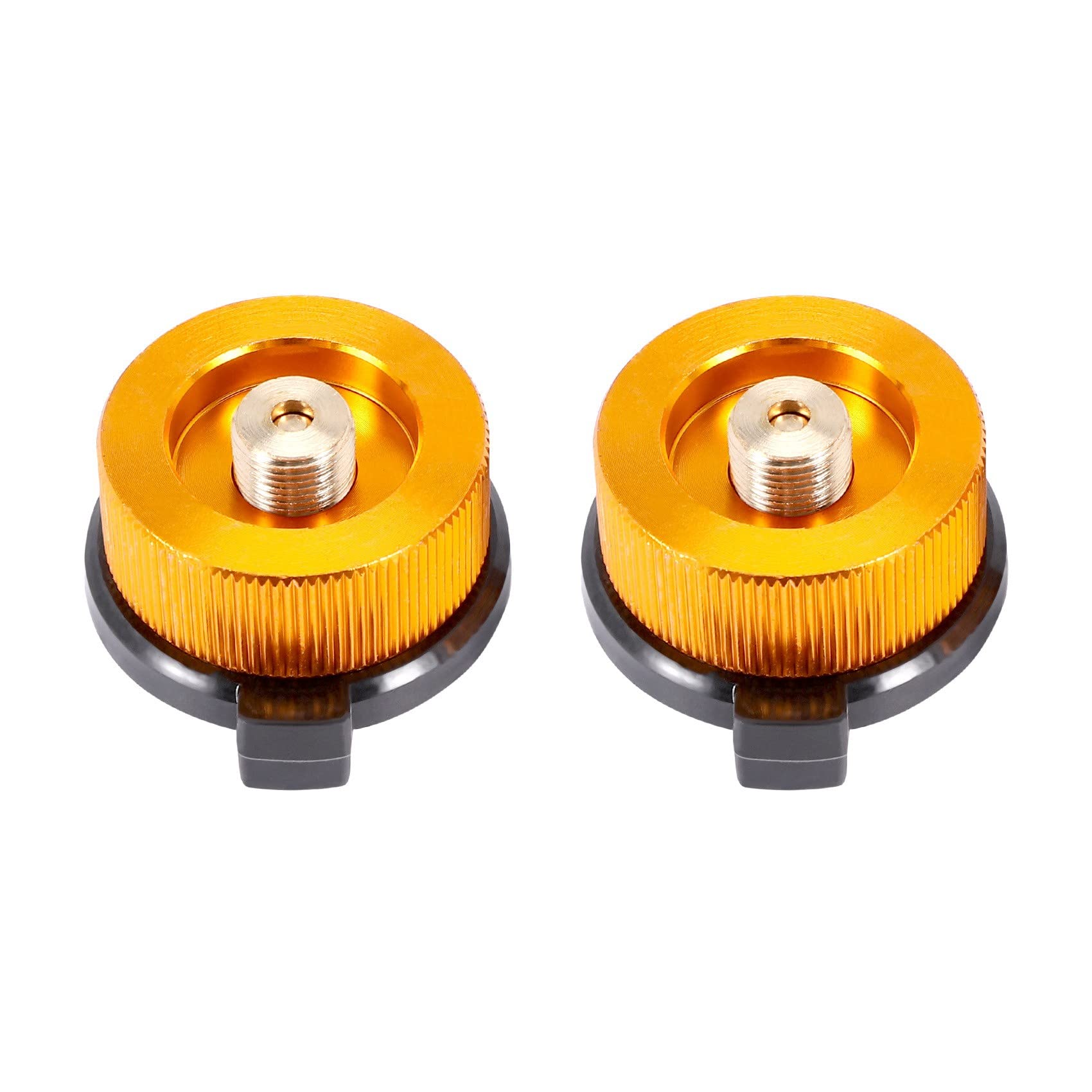 Fuhoghto 2Pcs Adapter Safe Durable Stove Adapter Stove Connection Outdoor Camping Adaptor for Butane Canister