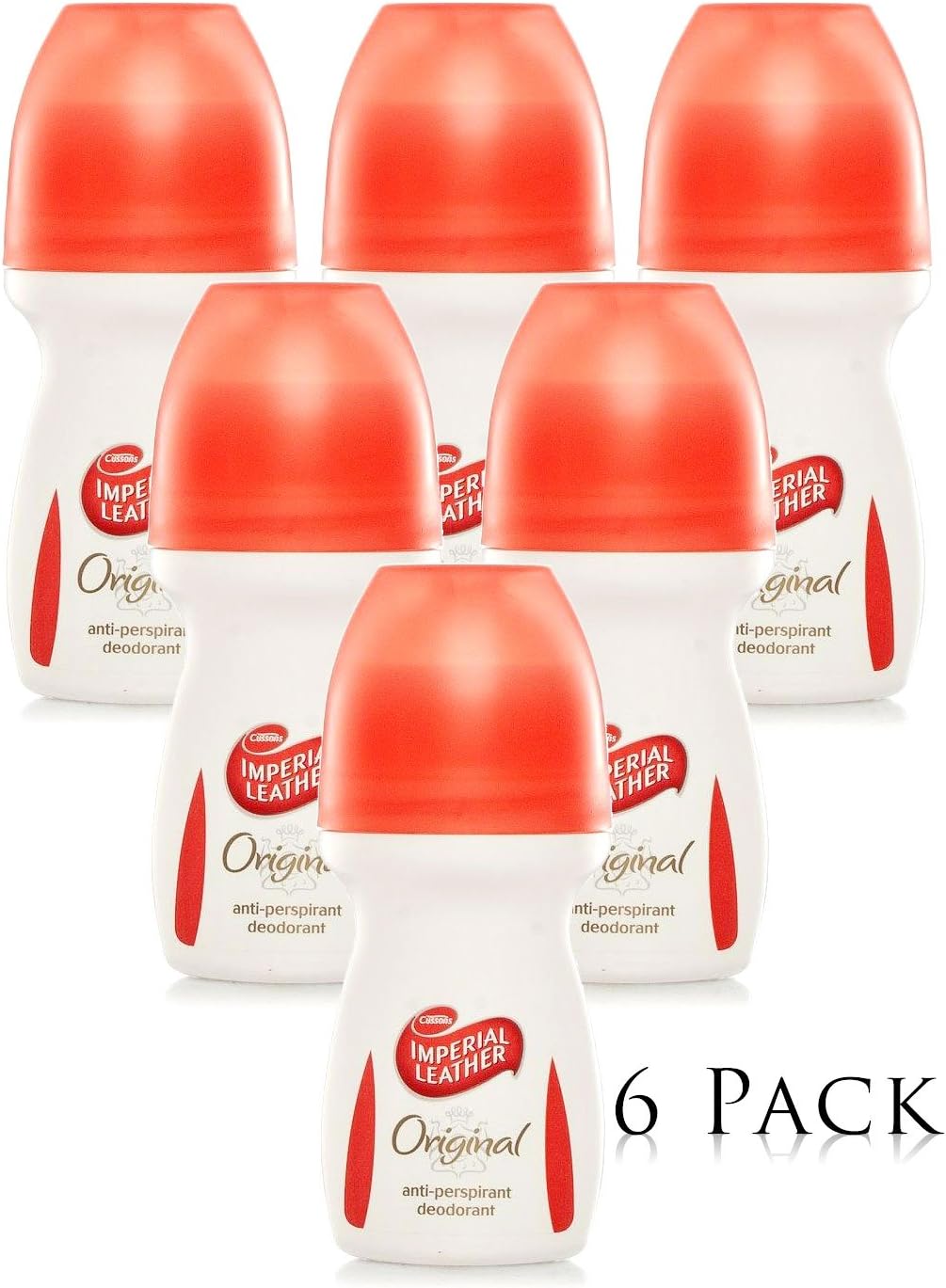 NEW 3 X IMPERIAL LEATHER ROLL ON ORIGINAL ANTI PERSPIRANT 50ml THREE OR