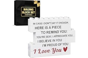 LOVEVIBE Valentines Day Gifts for Him Her - Valentines Day Decorative Signs for Men, Boyfriend, Women, Girlfriend, Husband, Wife, Him, Her - Couples Gifts for Anniversary, Christmas - Romantic I Love You Gifts