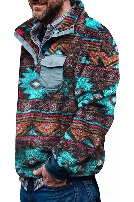 Hooey Hoodie YanHoo Men's Hoodies Pullover Graphic Western Aztec