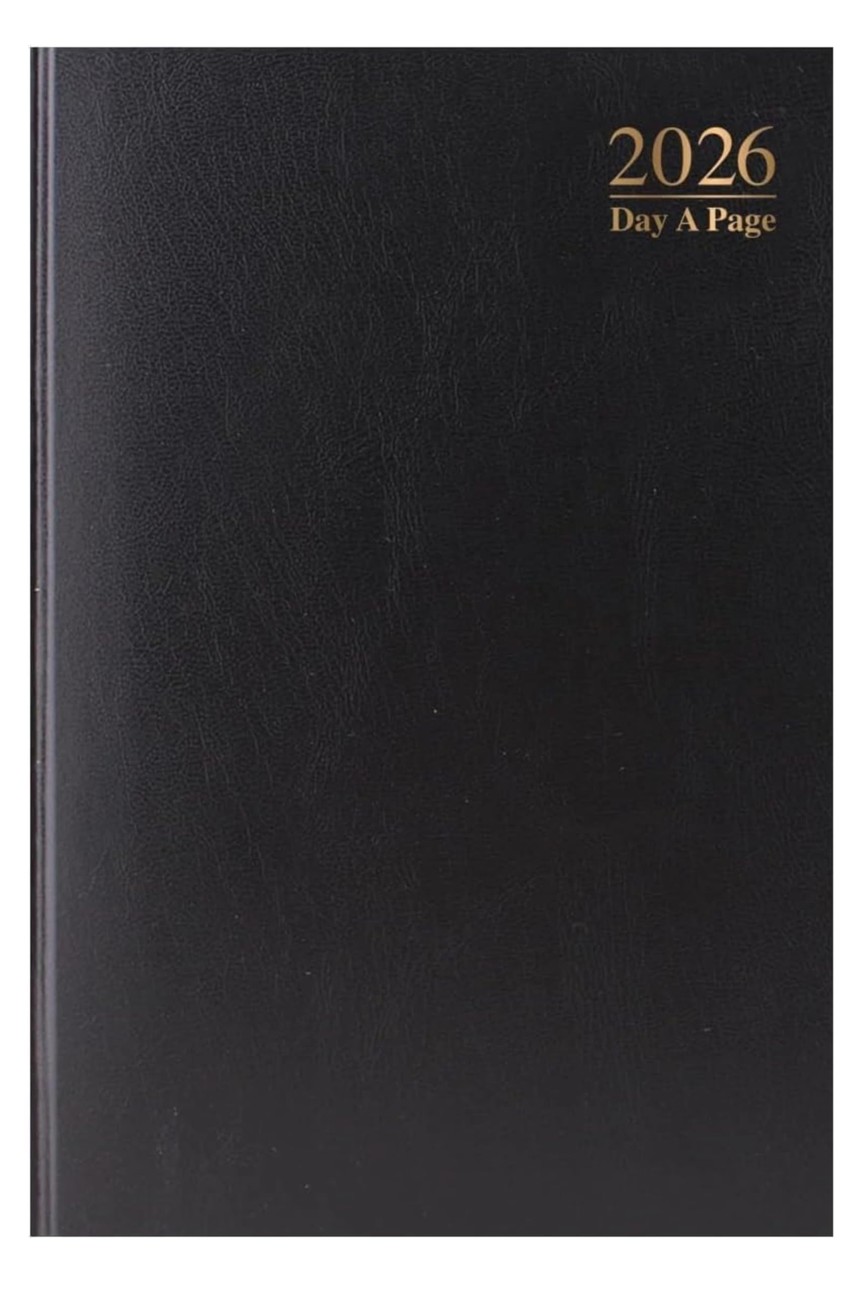 a4 diary 2026 day per page - Black
