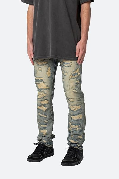 MNML MEN’S D543 STRAIGHT DENIM – VINTAGE BLUE, 32