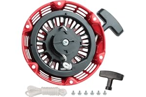 Suptizizkz GX160 Pull Start Assembly for GX120 GX200 Recoil Starter 28400-Z4M-306ZB 5.5hp 6.5hp Engine Replacement Parts Curved Rod Pawls 27400-Z1T-702