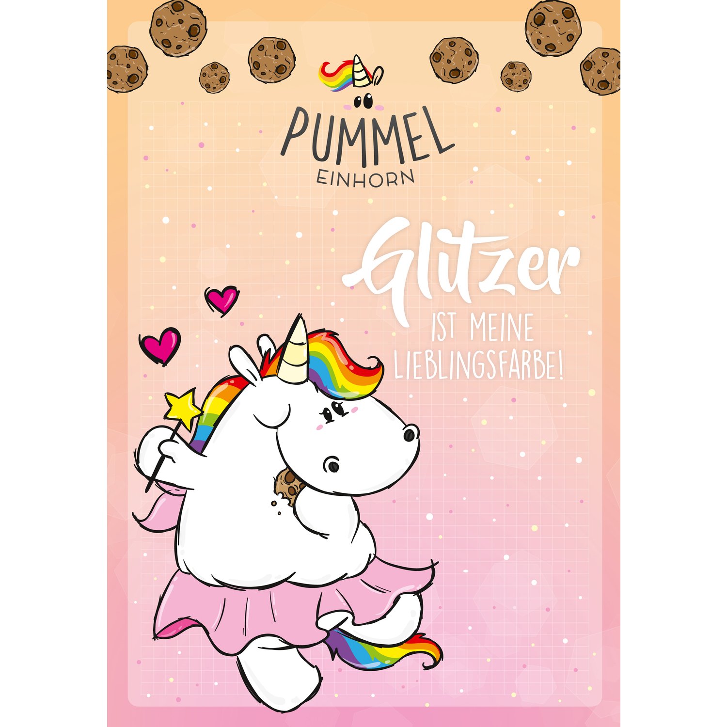 'Pummel A Horn Pad DIN A4 Glitter # 8 "