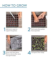 Burpee Self-Watering Seed Starter Tray, 72 Cells