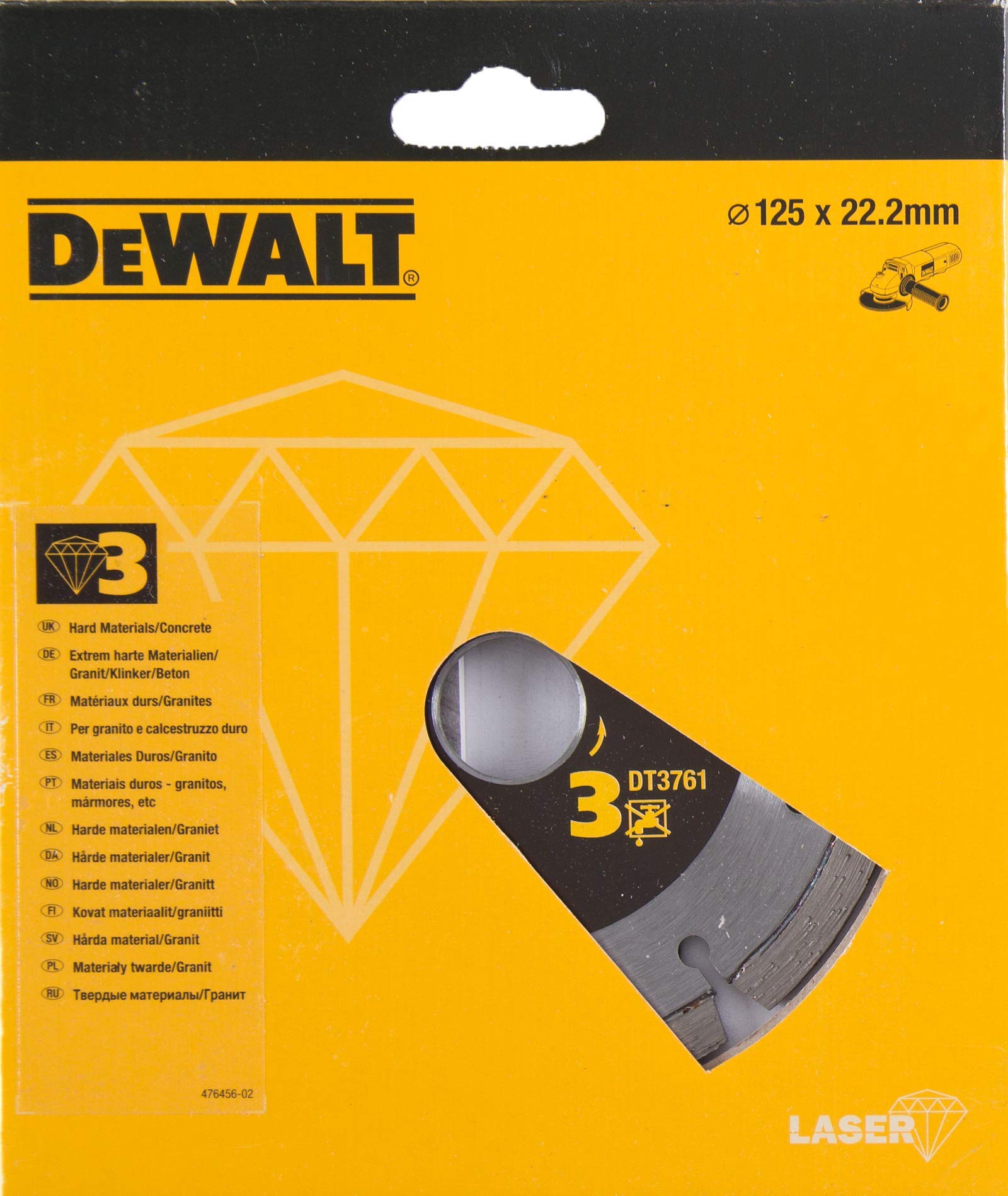 DEWALT DT3761-XJ - Disco de diamante 125x22.2mm