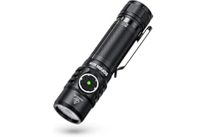 sofirn SC29 Led Flashlight Rechargeable 3000 Lumen, Small Powerful Flash Light with USB C Handle Pocket Torch, Long Battery Life, IP68 Waterproof for Emergencies, Dog Walking
