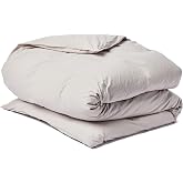 Coyuchi Crinkled Percale Duvet Cover, 100% GOTS Certified | Organic Cotton, Crisp and Cool Lightweight, Breathable and Smooth, Full/Queen, Pewter