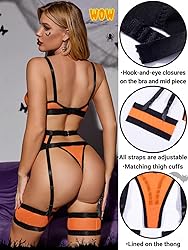 Kaei&Shi Garter Belt Thong Lingerie for