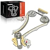 A-Premium Engine Timing Chain Kit W/VVT Sprocket Compatible with Honda & Acura - CR-V CRV 2010-2011, Civic 2012-2015, TSX 200