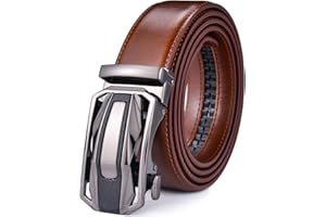 BELTOX FINE Men Belts Leather Male Slide Ratchet Work Dress Strap w Interchangeable Buckle Beltox
