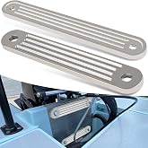 TSP-1 &amp; TSP-2DP Transom Support Plate Kit For Transom Top &amp; Lower Bolt Hole | Cast Aluminum, 12" x 2" &amp; 15" X 2", 3/8" Thickness, 2 Pack, Transom Plate, Board Marine Transom, Boat Transom Plate