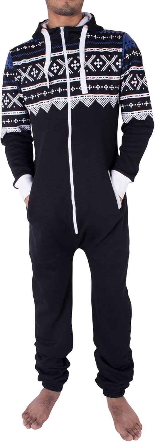 mens all in one jumpsuit