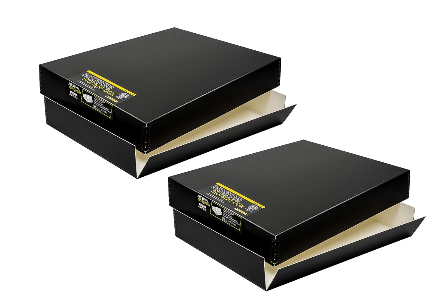 Museum Lineco Archival (7332014) Black inches, 3 X 18.5 X 14.5 Edges