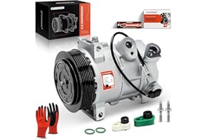 A-Premium Air Conditioner AC Compressor with Clutch Compatible with Jeep Compass Patriot 2009-2017 & Dodge Caliber 2009-2012,