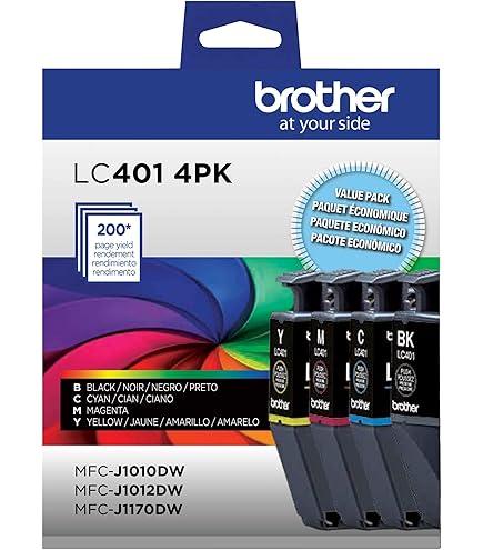 Amazon.com: Brother Genuine LC401BK Standard Yield Black Ink