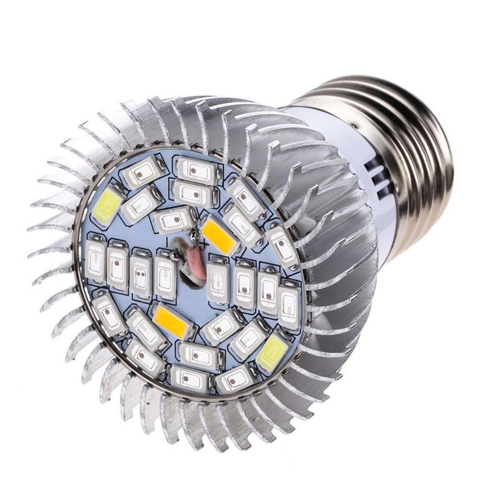 1 pieza E27 LED Grow luz lámparas bombilla flores verduras Hydro ...