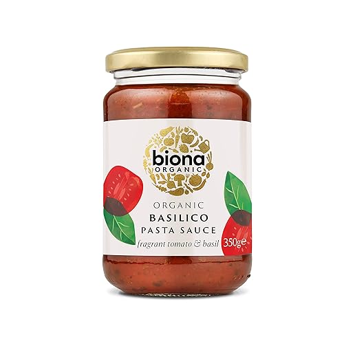 Biona Organic Basilico Tomato and Basil Pasta Sauce 350g (Pack of 6)