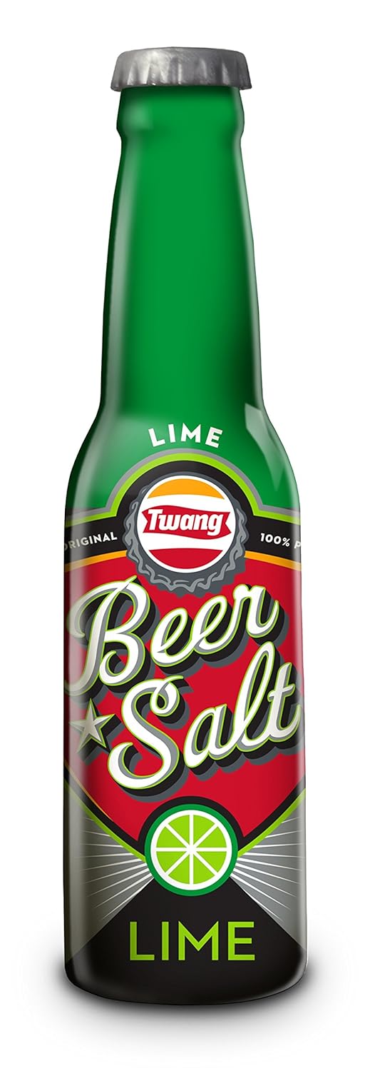 Twang Flavored Beer Salt, Lime, 1.4 Ounce Mini Bottles (24 Count Display Pack) : Lemon Beer Salt : Grocery & Gourmet Food