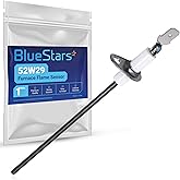 Ultra Durable 52W29 Furnace Flame Sensor Replacement Part by BlueStars - Compatible with Lennox, Armstrong & Ducane Furnaces 