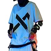 XYXIONGMAO Shirt Techwear Shirts Streetwear Men Tactical Japanese Hip Hop Anime Mens Graphic Gothic Tees