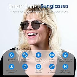 GetD AI Glasses, AI Real-time Translation with 147