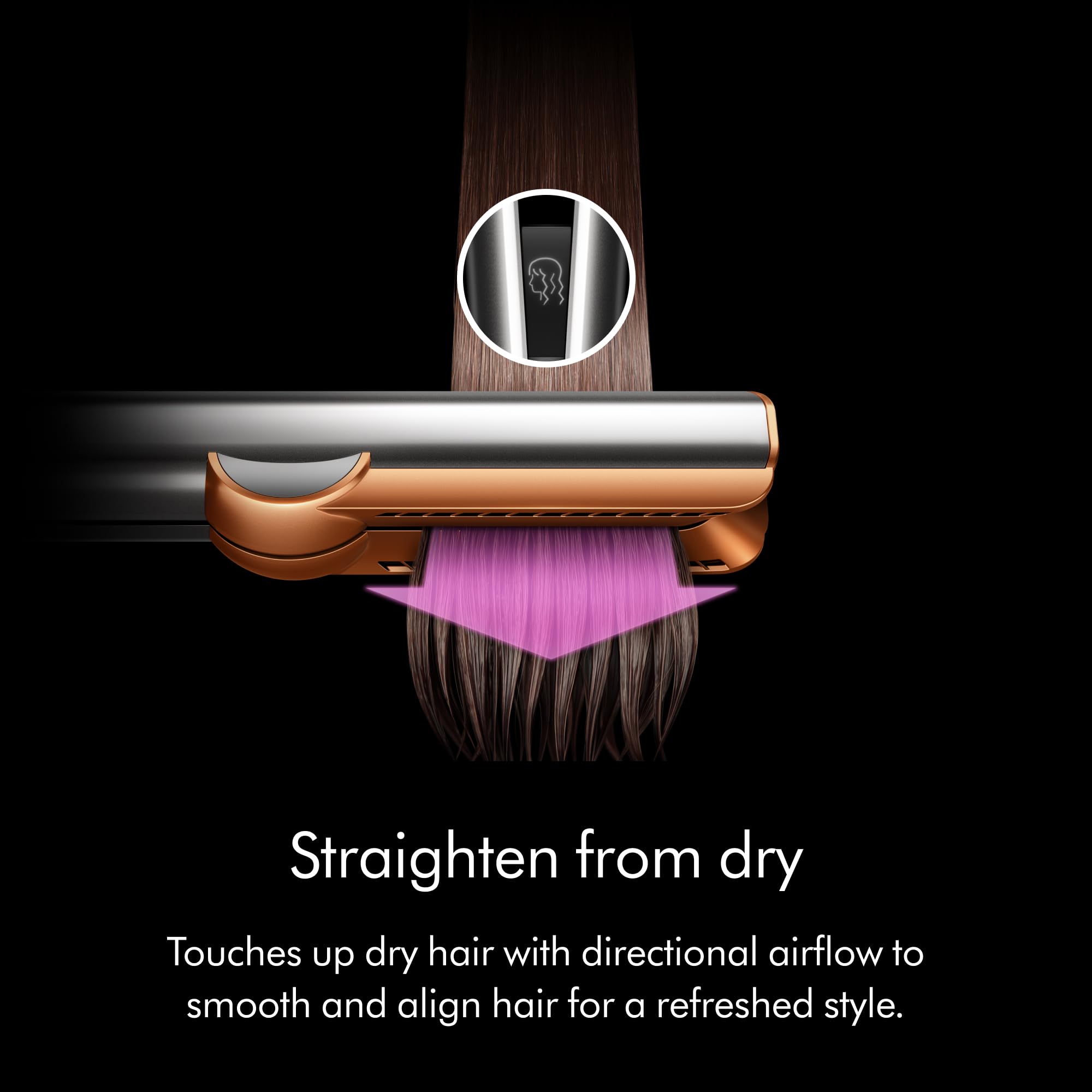 Dyson Airstrait? Straightener, Wet to Dry Hair Straightener, No Heat Damage, No hot Plates, All Hair Types