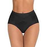 USEASY Tummy Control Underwear for Women Mid Waist Shapewear for Women Seamless shapewear tummy control