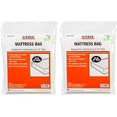 U-Haul Full Mattress Bags for Moving, Storage, and Renovation Protection - 87" x 54" x 10" - Pack of 2