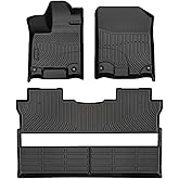 Ridgeline Floor Mats - Car Mats for Honda Ridgeline Crew Cab 2017-2026, All Weather Floor Mats for Ridgeline Accessories, Heavy Duty Rubber Mats, Car Accessories