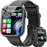 Hwagol Smart Watch 1.85 Inch Fitness Tracker Heart Rate Sleep Monitor 140+ Modes