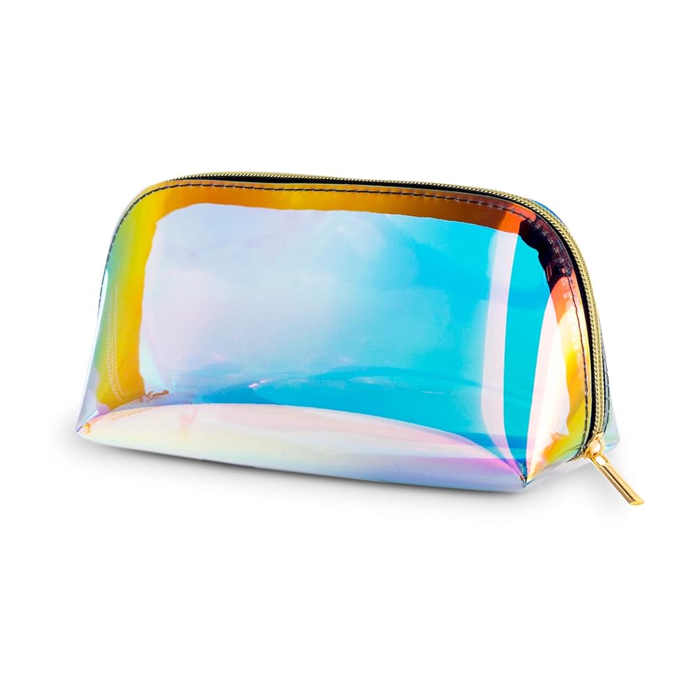 Holographic Makeup Bag Iridescent Cosmetic Bag Hologram Clutch Large