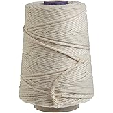 Regency Wraps Butchers Cooking Twine, Heavy Duty, 500ft,16 Ply, 2.4mm, Food-Safe Cotton Kitchen String for Turkey Trussing, M