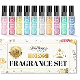 InkForge 10x5ml Perfume Sampler Set - Mini Travel Size Eau de Parfum Discovery Kit, Versatile Body Spray &amp; Hair Mist, Women's Fragrance Assortment for Work, Vacation, Date Night &amp; Everyday Wear