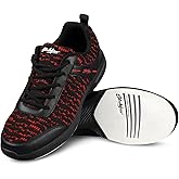 KR Strikeforce Flyer Mesh Lite Men's Athletic Bowling Shoe with Fixed Heel and Slide Pads on Both Shoes for Right or Left Handed Bowlers