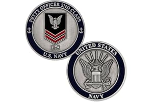 ARMED FORCES DEPOT U.S. Navy Petty Officer 2nd Class E-5 Challenge Coin