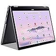 Acer Chromebook Plus Spin 514 Laptop with Google AI – 14" WUXGA 1920x1200 IPS Touch Display Intel Core 3 Processor 100U 8GB LPDDR5X 128GB UFS WiFi 6E FHD Webcam Chrome OS CP514-4HN-30UC