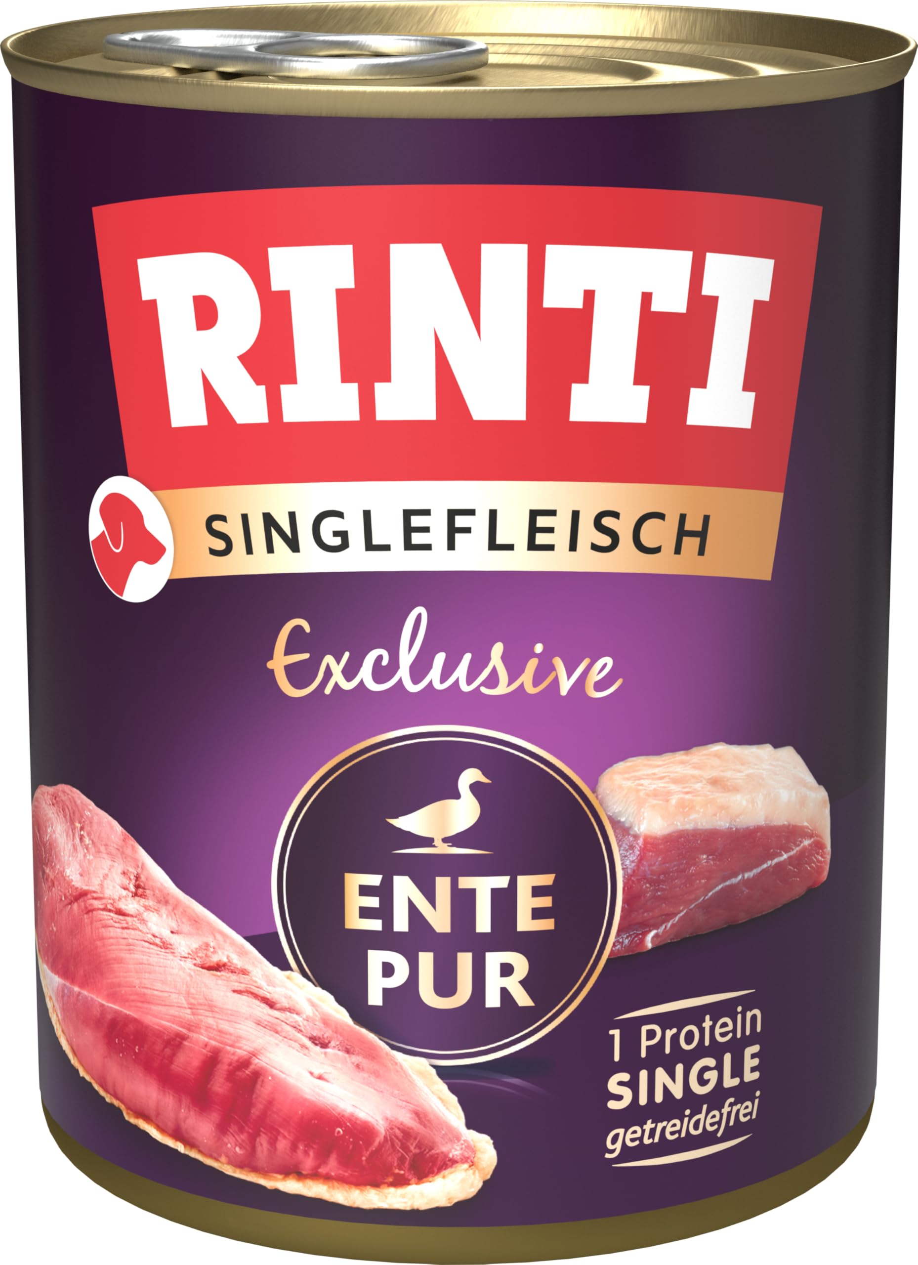 Rinti Single meat exclusive duck pure 1 pack (1 x 800 g)