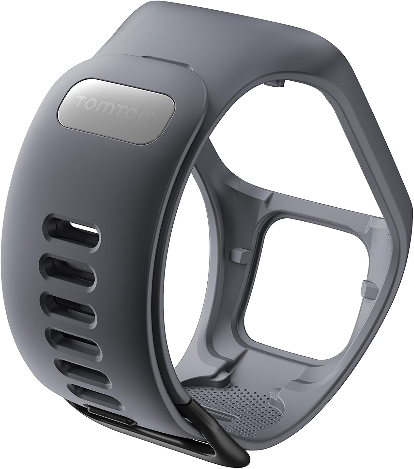 TomTom - Correa reloj para Runner 3, Spark 3, Runner 2, Spark, Adventurer, Golfer 2, Unisex Adulto, Gris, S