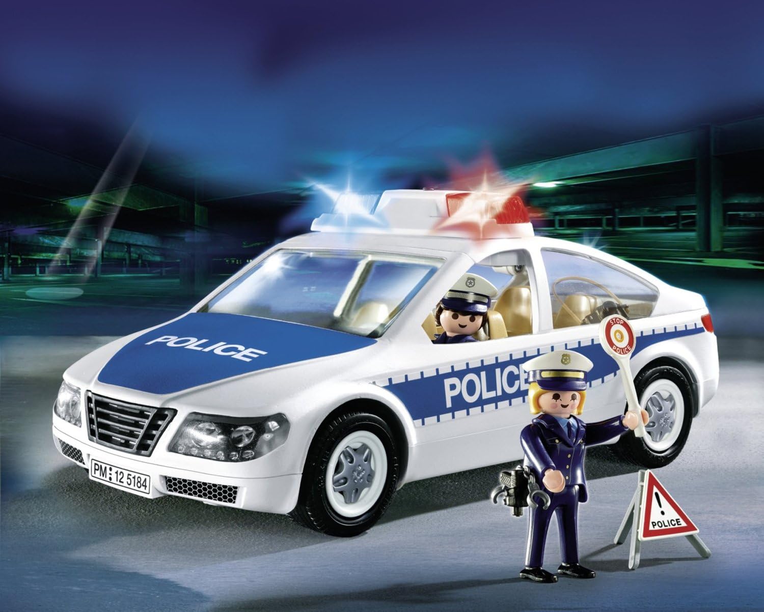 coche policia playmobil amazon